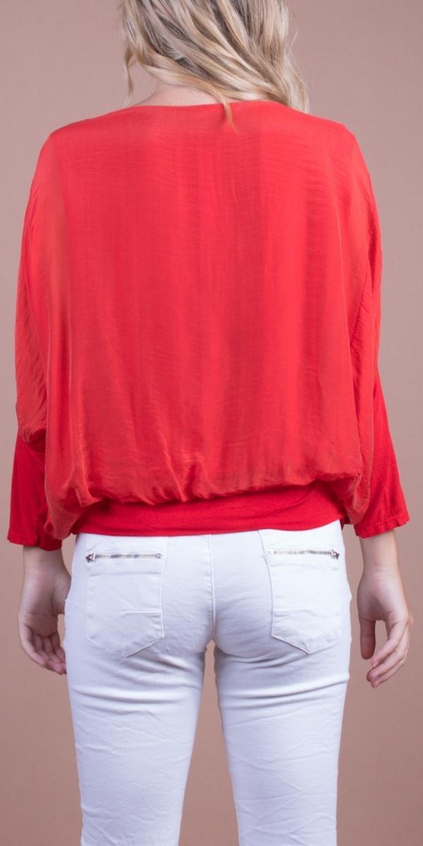 Cavoli Blouse - Gigi Moda - Made in Italy # 100% Silk, Blouse, fall, italian silk, italian top, Made in Italy, Silk, Silk top, Top