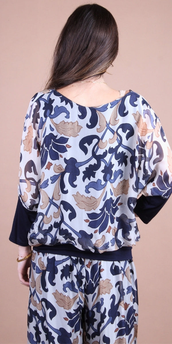 Cavoli Damask Blouse