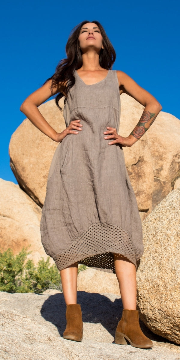 Primavera Linen Dress