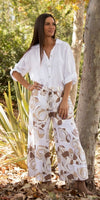 Giulana Vortici Capri Pants
