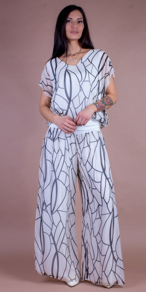 Jasmin Traccia Slit Pant