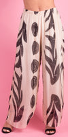 Angelo Esotico Silk Pant - Gigi Moda - Made in Italy # 100% Silk, bohemian, comfortable, Double Layer, Elastic Waist Palazzo, free shipping, Gigi Moda, Made in Italy, one size, palazzo, Pant, shop gigi moda, Silk, tribal print, viscose