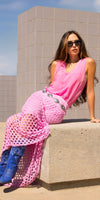 Rete Cotton Skirt