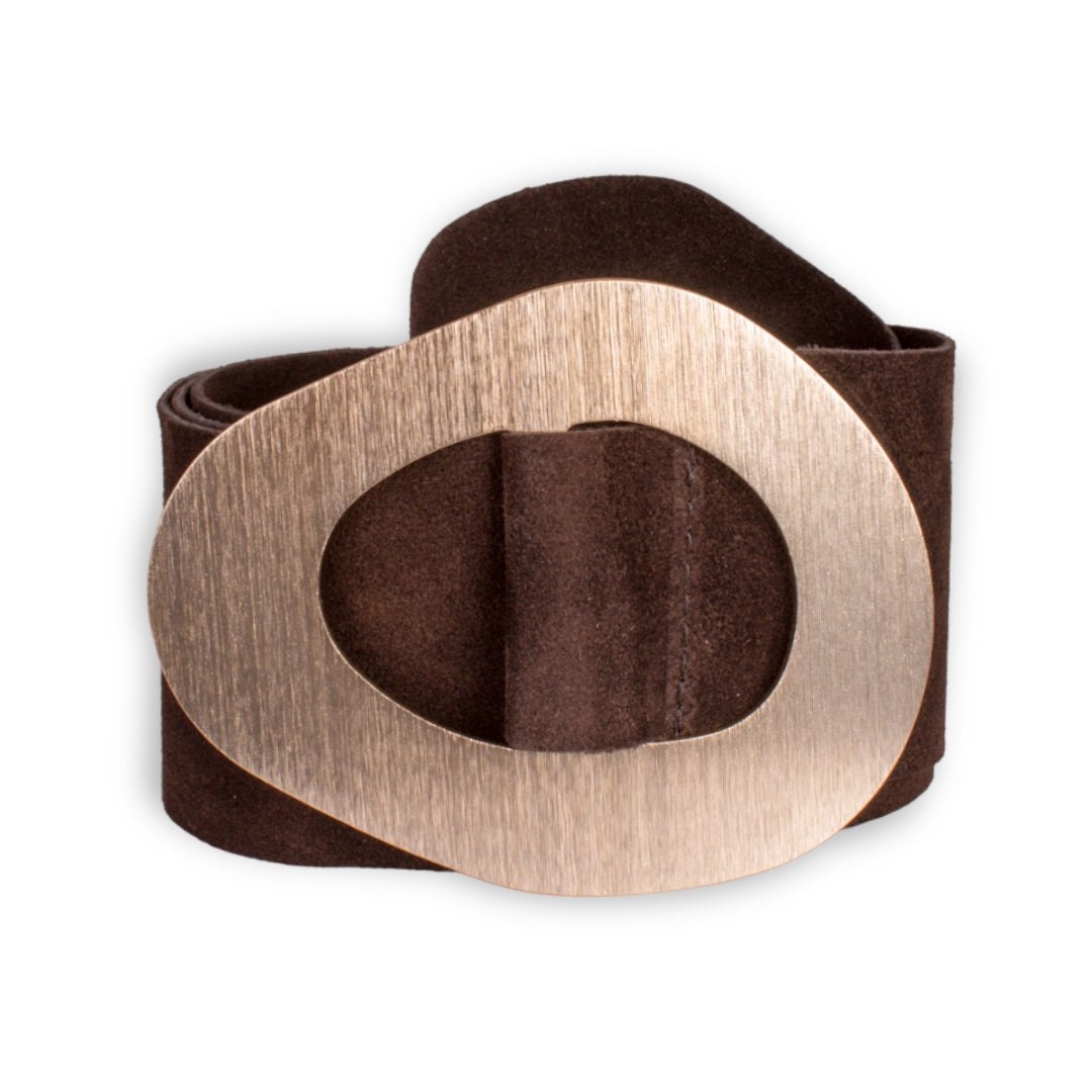 Giulia Suede Belt - Gigi Moda - Made in Italy # belt, Buckle, genuine leather, Gigi Moda, italian leather, Leather, Made in Italy, Metallic, one size, SUEDE, suede belt