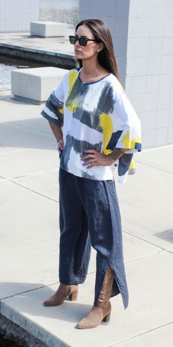 Lucy Brushstroke Blouse