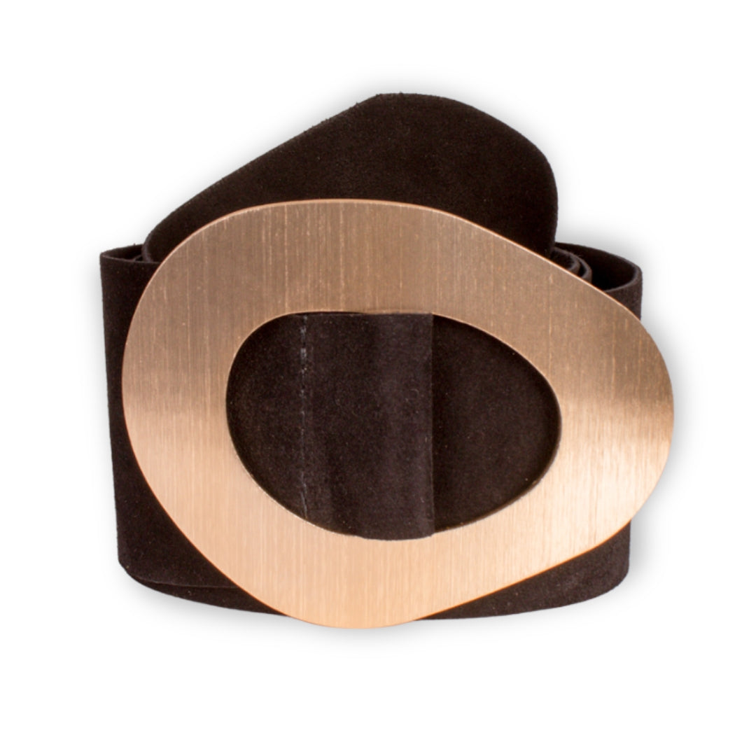 Giulia Suede Belt - Gigi Moda - Made in Italy # belt, Buckle, genuine leather, Gigi Moda, italian leather, Leather, Made in Italy, Metallic, one size, SUEDE, suede belt