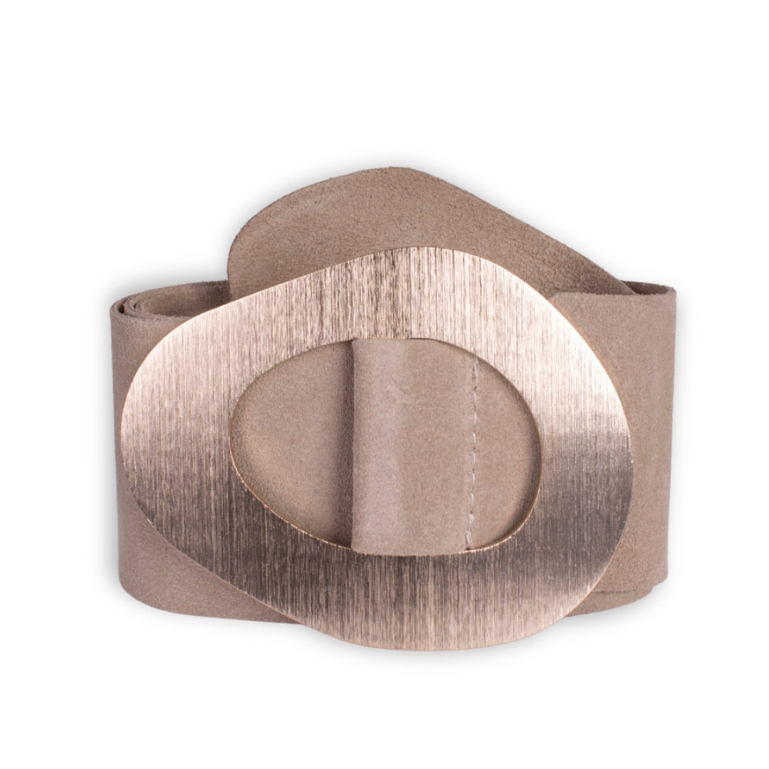 Giulia Suede Belt - Gigi Moda - Made in Italy # belt, Buckle, genuine leather, Gigi Moda, italian leather, Leather, Made in Italy, Metallic, one size, SUEDE, suede belt