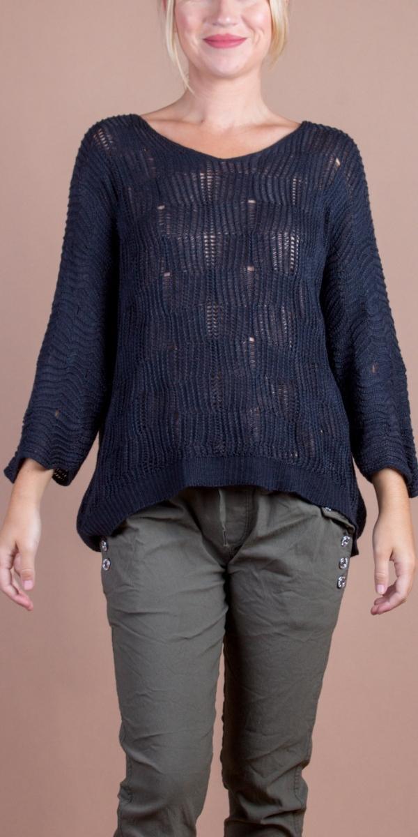 Scacchi Knit Sweater - Gigi Moda - Made in Italy # comforatable fit, Gigi Moda, gigi moda. made in italy, Knit, knit sweater, made in italy, shop gigi moda, Sweater, womans clothing