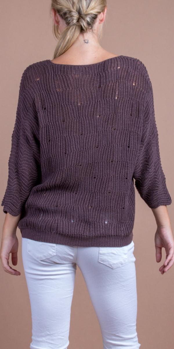 Scacchi Knit Sweater - Gigi Moda - Made in Italy # comforatable fit, Gigi Moda, gigi moda. made in italy, Knit, knit sweater, made in italy, shop gigi moda, Sweater, womans clothing