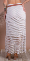 Rete Cotton Skirt