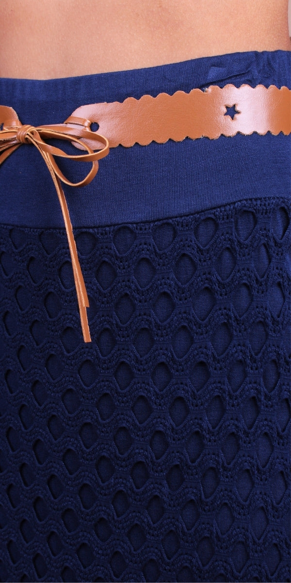 Rete Cotton Skirt