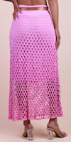 Rete Cotton Skirt