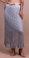 Rete Cotton Skirt