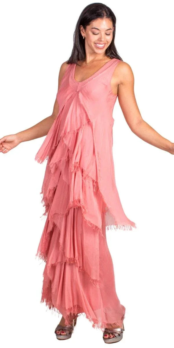 Cha-Cha Dress - Gigi Moda - Made in Italy # bridal, bridesmaid dress, Dress, Gigi Moda, Layers, Made in Italy, OS, rehearsal dinner dress, Ruffle, Sequins, Silk, Sleeveless, wedding dress