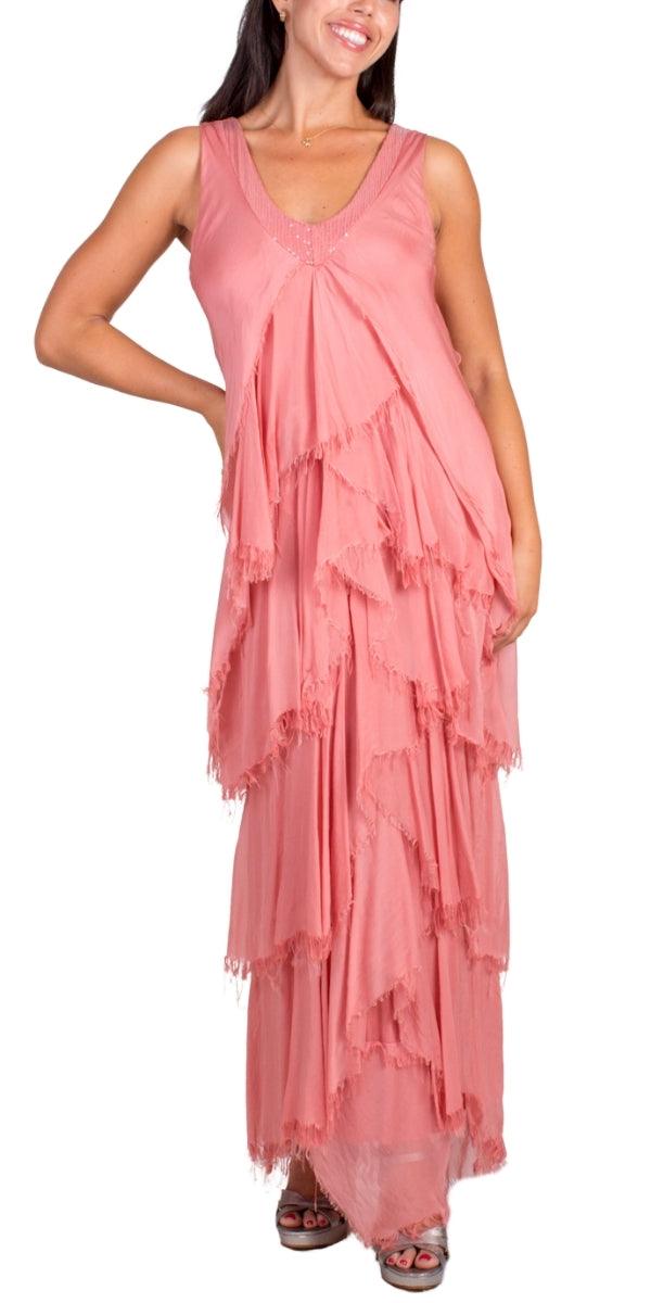 Cha-Cha Dress - Gigi Moda - Made in Italy # bridal, bridesmaid dress, Dress, Gigi Moda, Layers, Made in Italy, OS, rehearsal dinner dress, Ruffle, Sequins, Silk, Sleeveless, wedding dress