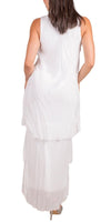 Cha-Cha Dress - Gigi Moda - Made in Italy # bridal, bridesmaid dress, Dress, Gigi Moda, Layers, Made in Italy, OS, rehearsal dinner dress, Ruffle, Sequins, Silk, Sleeveless, wedding dress