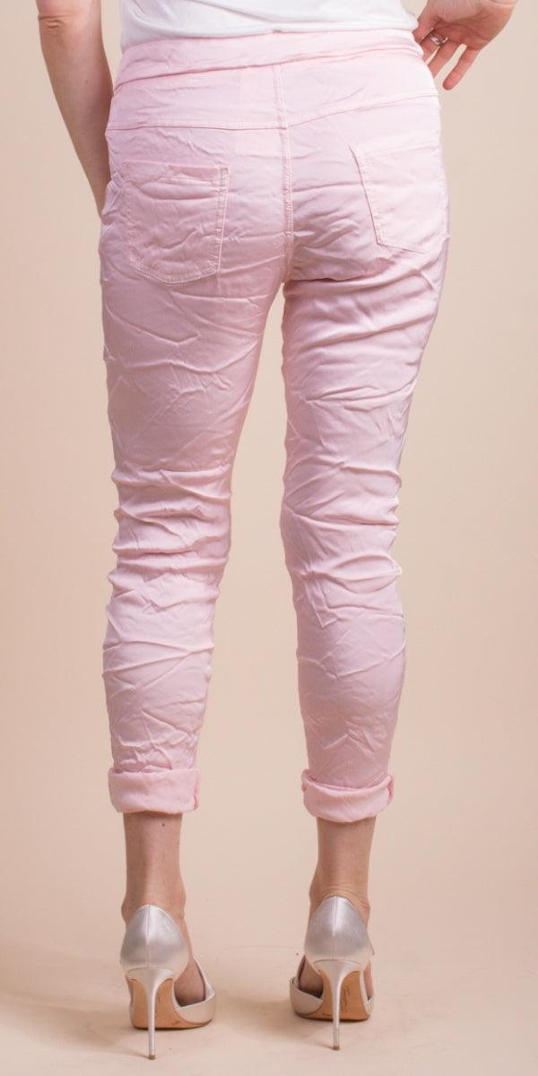 Raso Tie-Waist Pants - Gigi Moda - Made in Italy # COMFY PANTS, Cropped pants, gigi moda, Italian pant, Made in Italy, Pants, Pockets, Satin, Tie waist