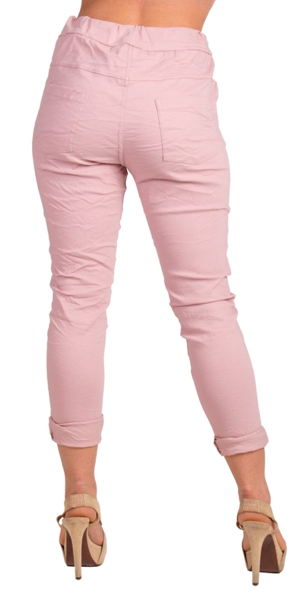 Monza Pants - Gigi Moda - Made in Italy # COMFY PANTS, Cropped pants, gigi moda, Italian pant, Made in Italy, Pants, Pockets, Tie waist