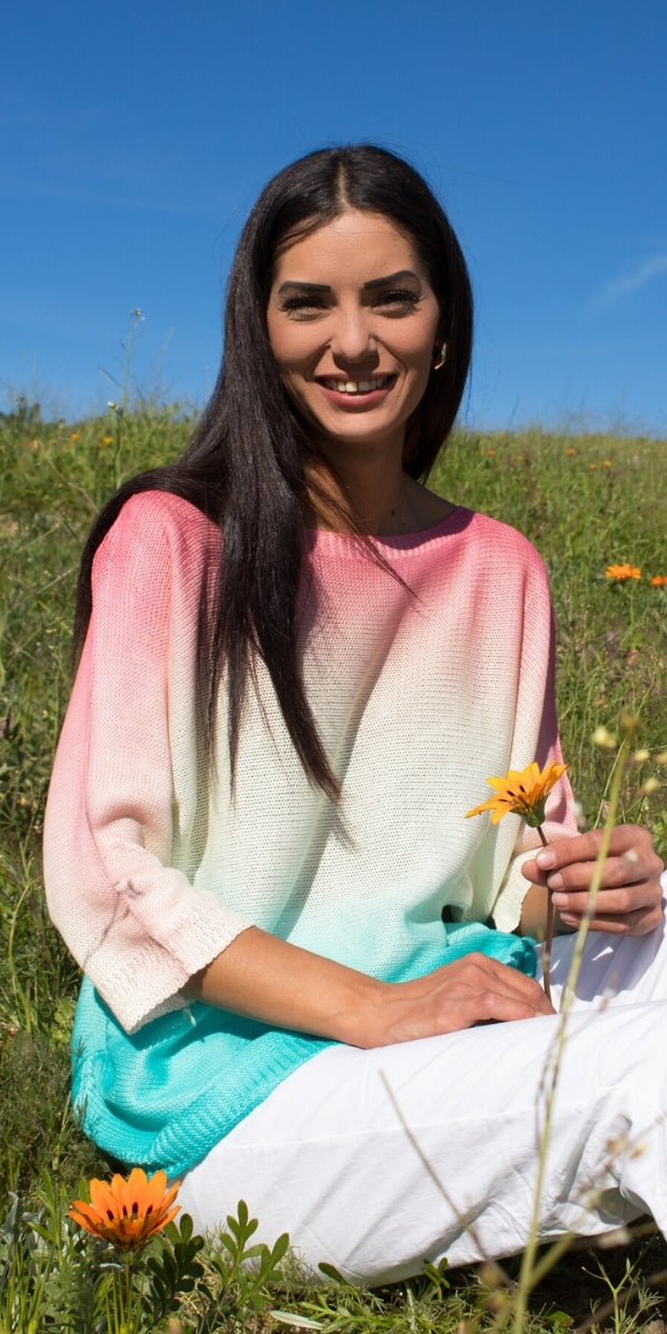 Ombre Batwing Sweater