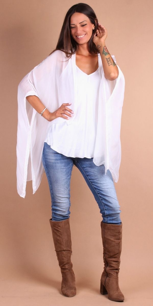 Arcano Silk Cardigan