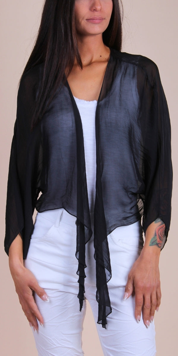 Riviera Silk Cardigan