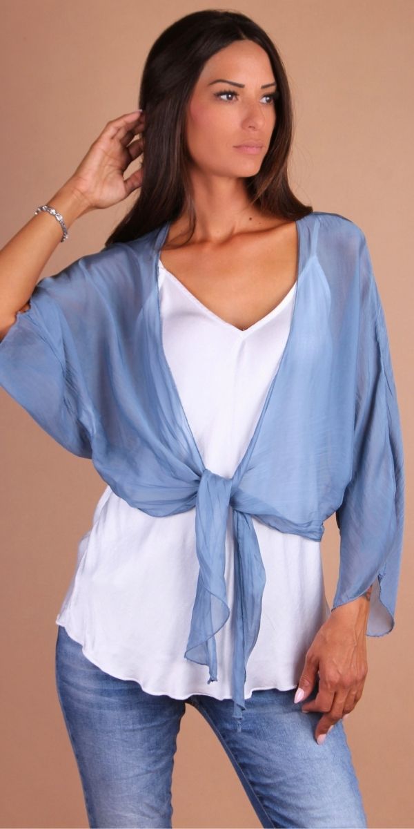 Riviera Silk Cardigan