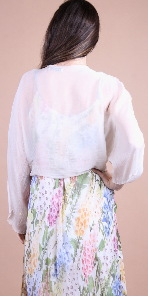 Riviera Silk Cardigan