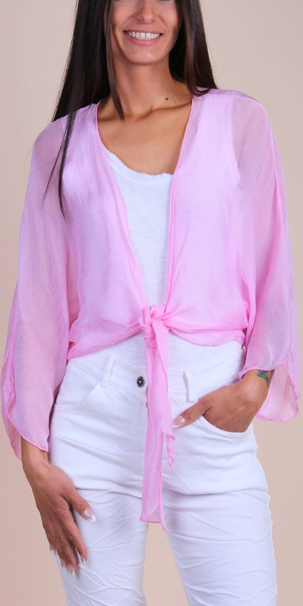 Riviera Silk Cardigan