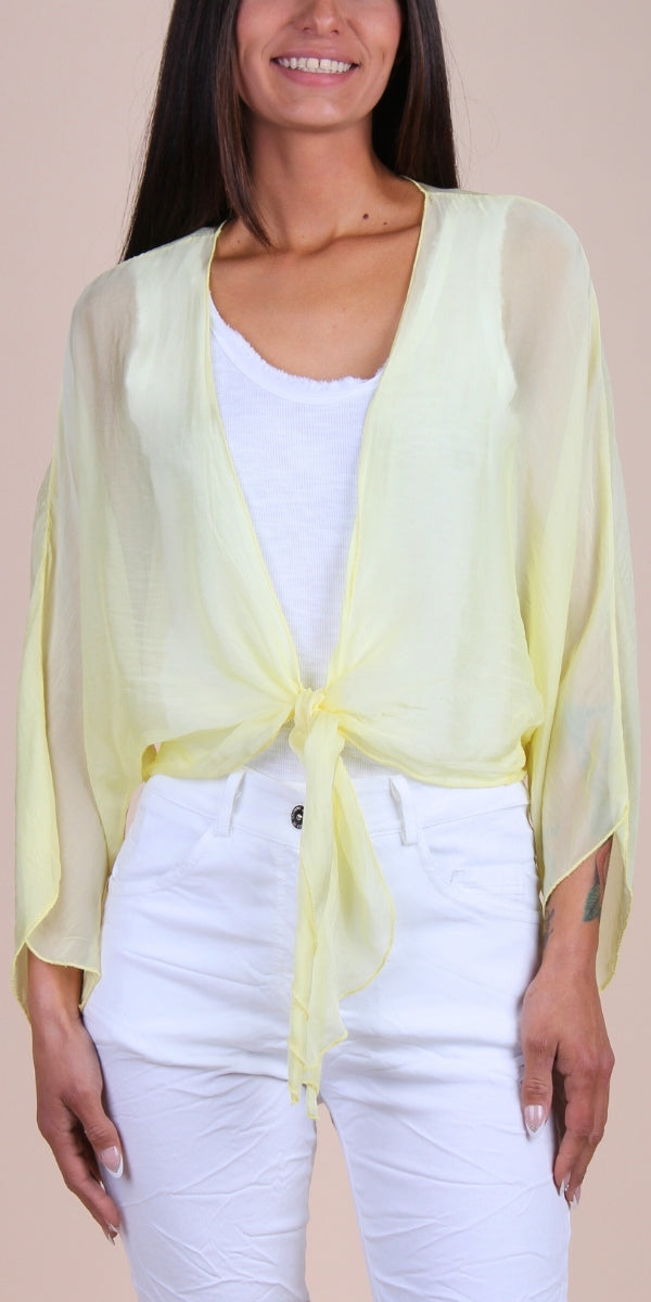 Riviera Silk Cardigan