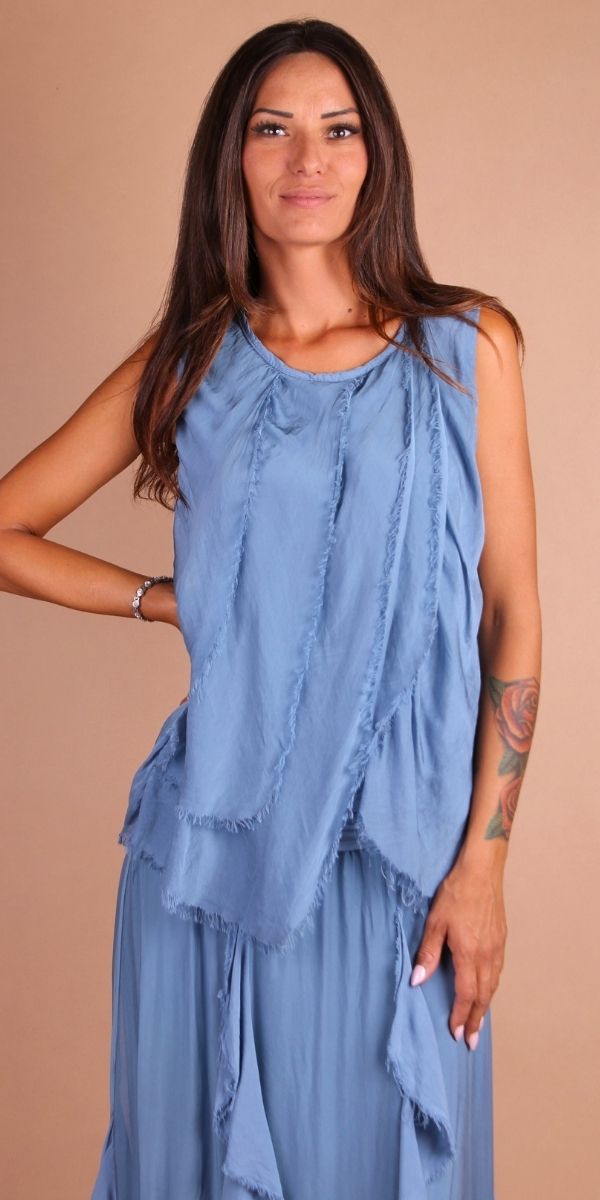 Riviera Silk Top