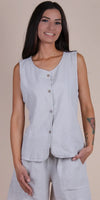 Ventura Linen Vest