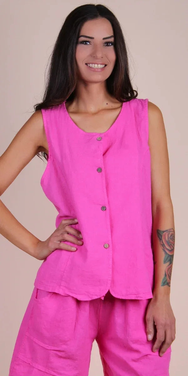 Ventura Linen Vest