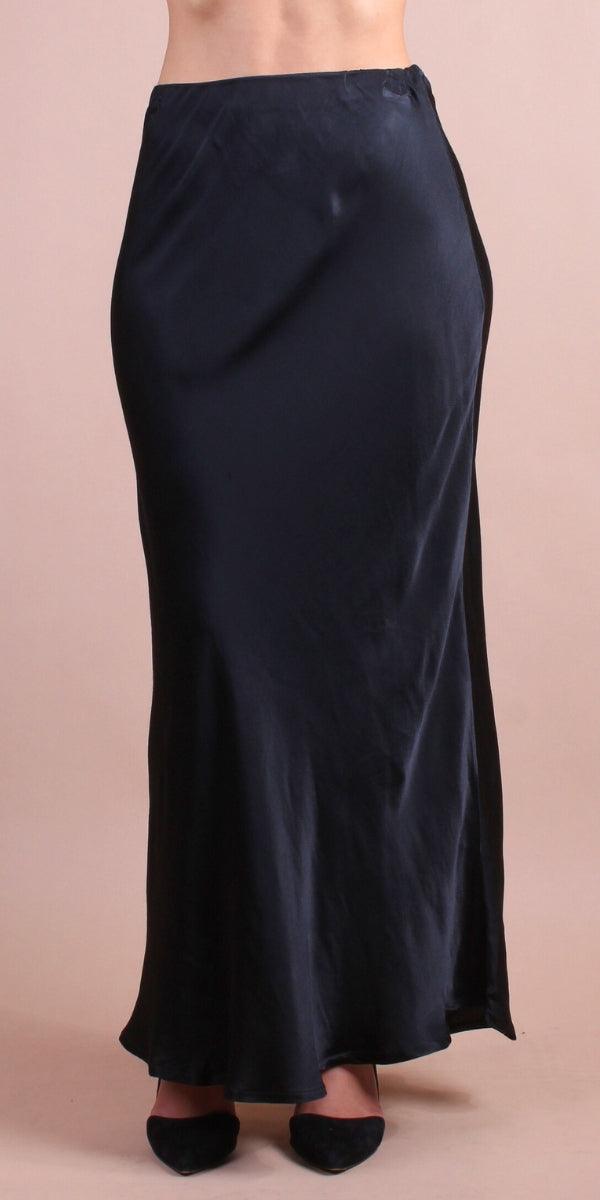Viola Satin Skirt - Gigi Moda - Made in Italy # elastic waistband, gigi moda, Made in Italy, Maxi Skirt, Satin, skirt
