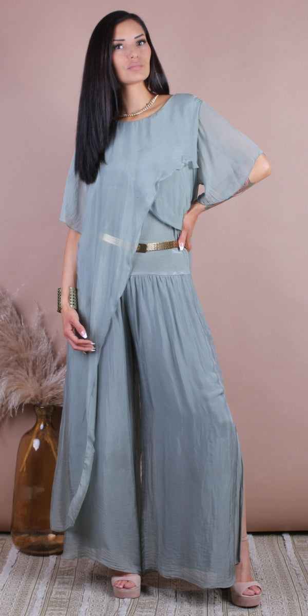 Brezza Silk Tunic - Gigi Moda - Made in Italy # crossover, Gigi Moda, italian blouse, Italian Clothing, italian fashion, italian tunic, made in Italy, silk panels, silk tunic, top, Tunic