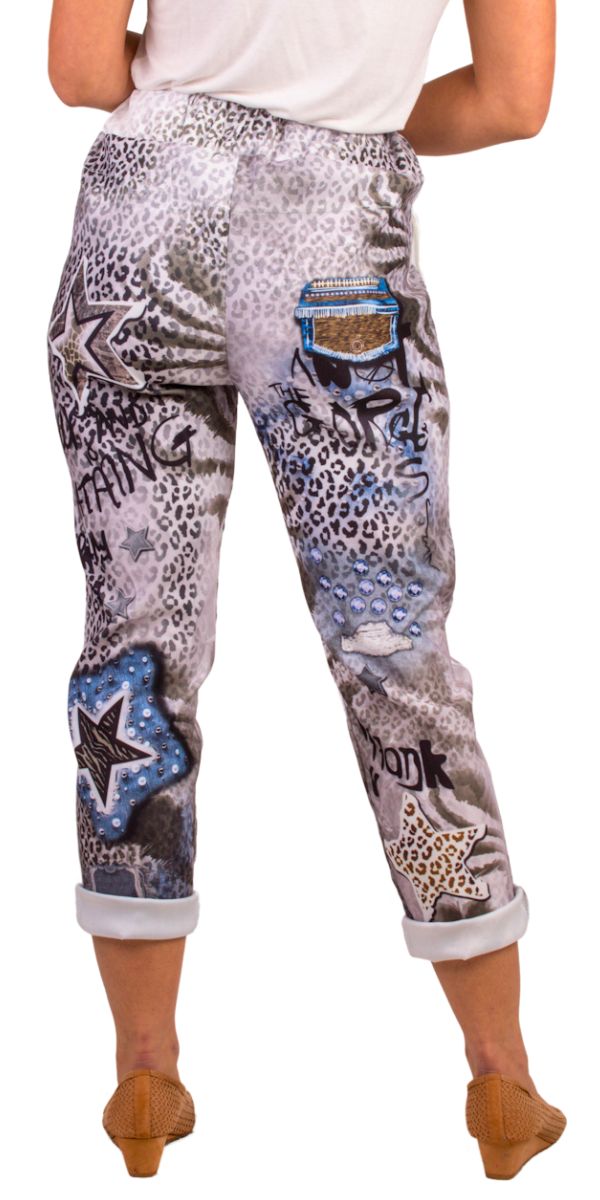 Celina Star Leopard Pant