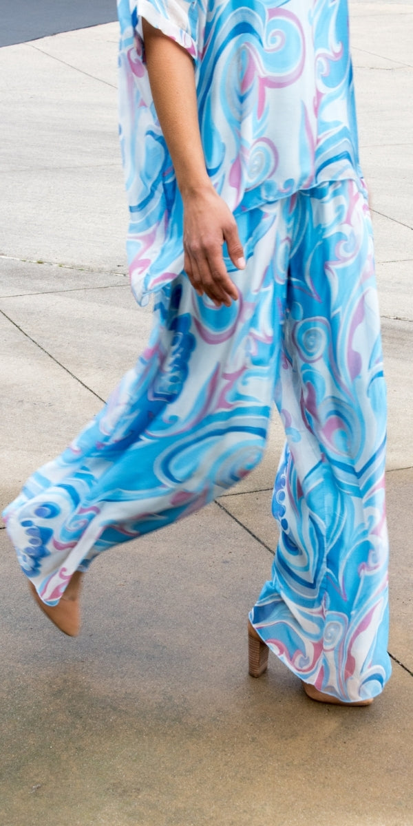 Angelo Vortice Silk Pant