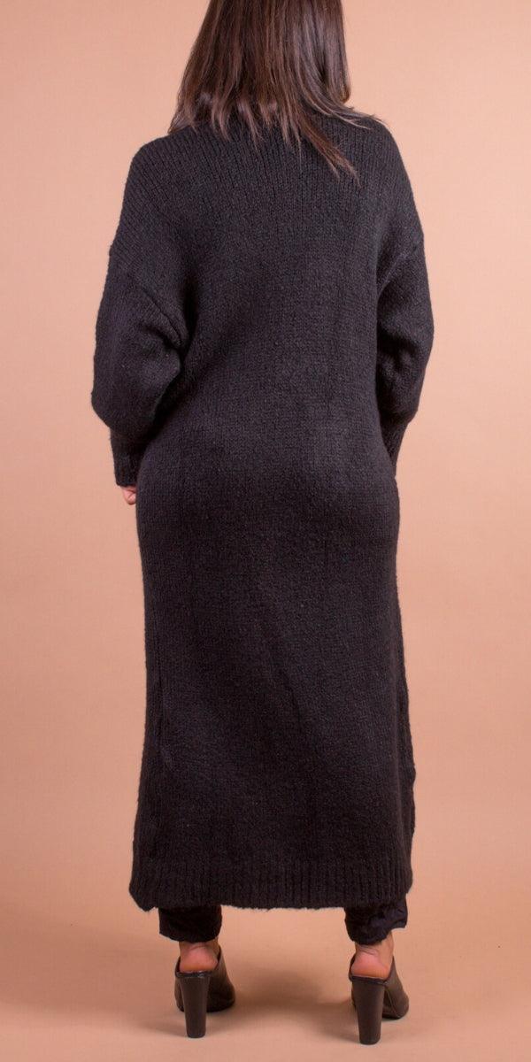 Intimo Long Cardigan - Gigi Moda - Made in Italy # Cardigan, coats, comforatable fit, fall sweater, fuzzy cardigan, fuzzy sweater, Gigi Moda, Jackets, Knit, Knit Cardigan, long cardigan, made in italy, mohair, Pockets, shop gigi moda, Sweater, winter, womans clothing