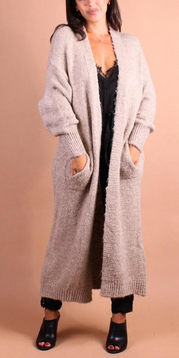 Intimo Long Cardigan - Gigi Moda - Made in Italy # Cardigan, coats, comforatable fit, fall sweater, fuzzy cardigan, fuzzy sweater, Gigi Moda, Jackets, Knit, Knit Cardigan, long cardigan, made in italy, mohair, Pockets, shop gigi moda, Sweater, winter, womans clothing