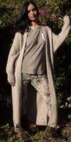 Intimo Long Cardigan - Gigi Moda - Made in Italy # Cardigan, coats, comforatable fit, fall sweater, fuzzy cardigan, fuzzy sweater, Gigi Moda, Jackets, Knit, Knit Cardigan, long cardigan, made in italy, mohair, Pockets, shop gigi moda, Sweater, winter, womans clothing
