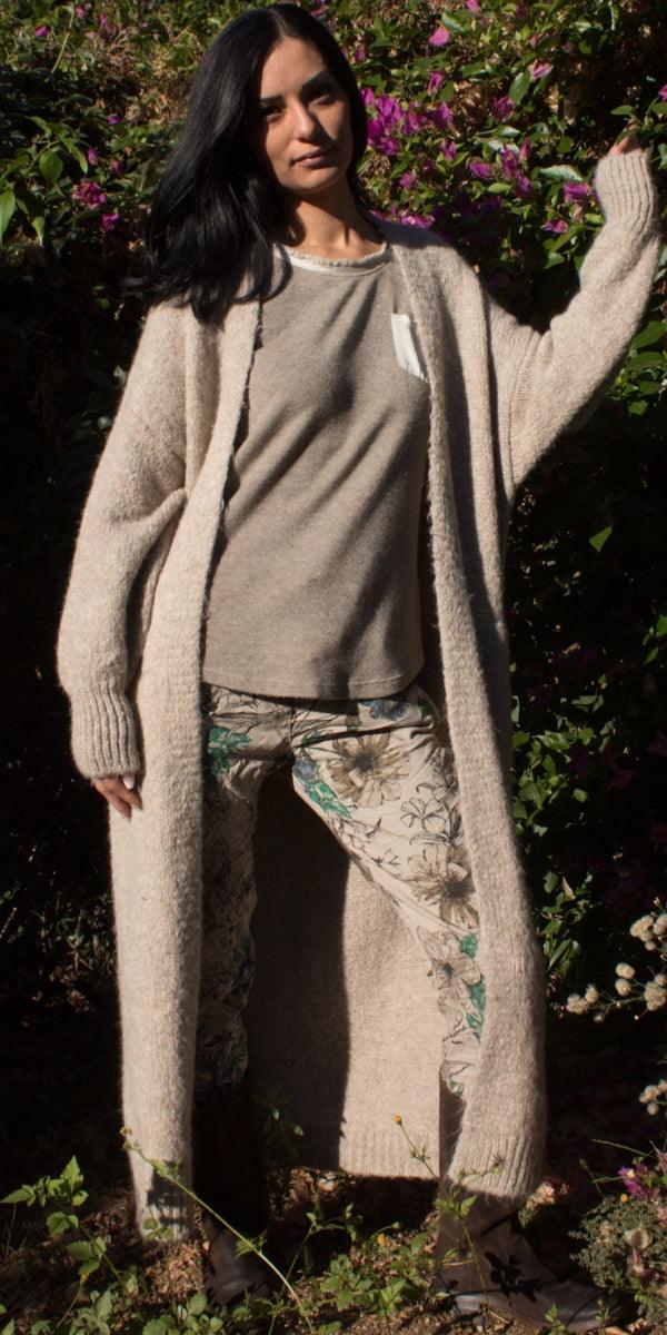 Intimo Long Cardigan - Gigi Moda - Made in Italy # Cardigan, coats, comforatable fit, fall sweater, fuzzy cardigan, fuzzy sweater, Gigi Moda, Jackets, Knit, Knit Cardigan, long cardigan, made in italy, mohair, Pockets, shop gigi moda, Sweater, winter, womans clothing