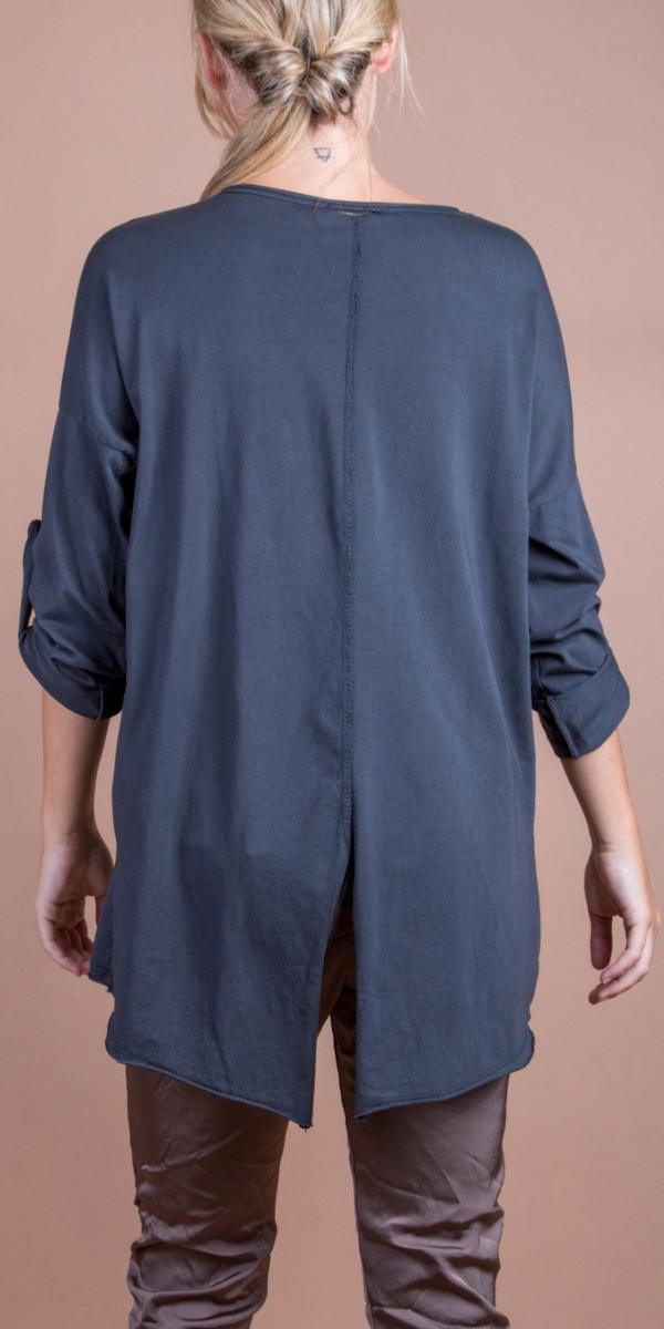 Galassia Top - Gigi Moda - Made in Italy # casual sweater, Gigi Moda, Long Sleeve, Made in Italy, rhinestone, shirt, star, Star Design, star top, Sweater, Top