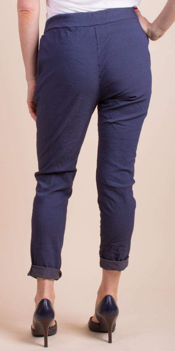 Cornelia Pant - Gigi Moda - Made in Italy # cropped, cropped pant, Cropped pants, drawstring, drawstring pant, drawstring pants, Gigi Moda, Italian Clothing, Made in Italy, Pants, stretchy, summer, Tie waist, washable