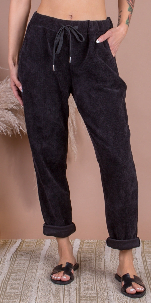 Velluto Tie-Waist Pants