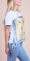 Foulard Cotton Top with Birds