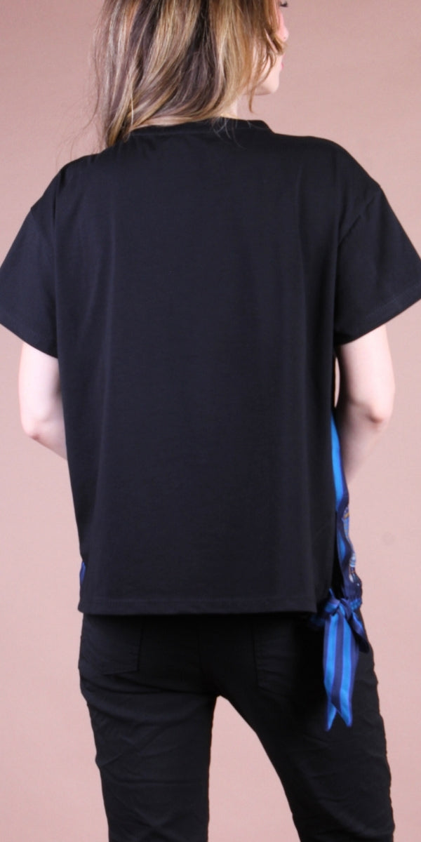 Foulard Cotton Top with Saddles