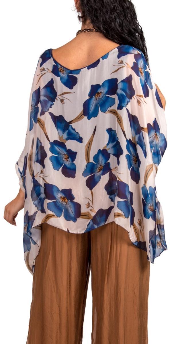 Aria Orchid Kaftan - Gigi Moda - Made in Italy # floral, floral design, Floral Print, gigi moda, kaftan, made in italy, maxretail, orchid, resort, resort wear, silk, viscose