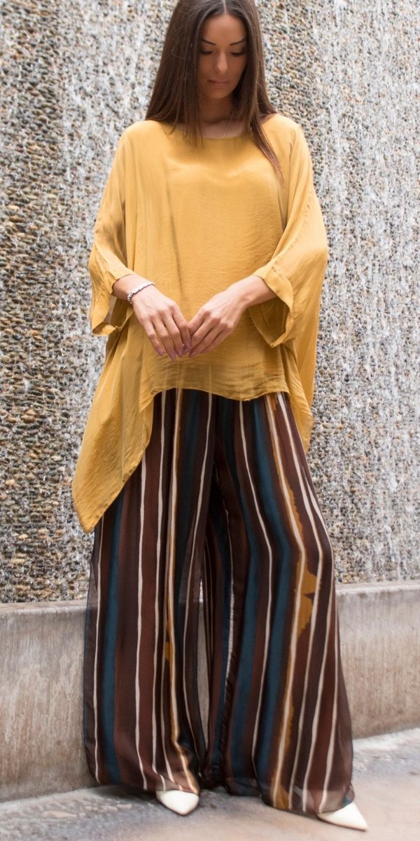 Jasmin Rigata Slit Pant