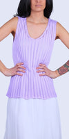 Positano Mesh Tank - Gigi Moda - Made in Italy # Comfortable fit, Cover Up, Gigi Moda, Knit, knit blouse, knit tank, made in italy, mesh, mesh tank, Sleeveless, tank, Tank Top, Womens Clothing, Womens Tops