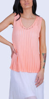 Positano Mesh Tank - Gigi Moda - Made in Italy # Comfortable fit, Cover Up, Gigi Moda, Knit, knit blouse, knit tank, made in italy, mesh, mesh tank, Sleeveless, tank, Tank Top, Womens Clothing, Womens Tops