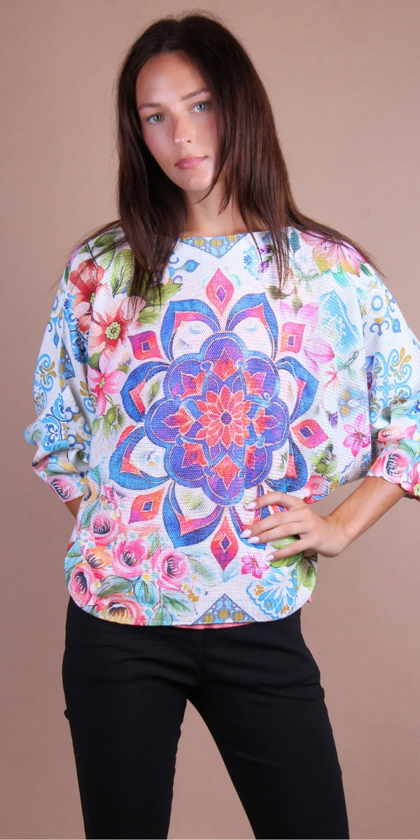 Mandala Batwing Sweater